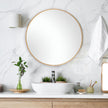 Modern Accents Clean Round Mirror
