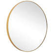 Modern Accents Clean Round Mirror