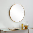 Modern Accents Clean Round Mirror