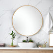 Modern Accents Clean Round Mirror