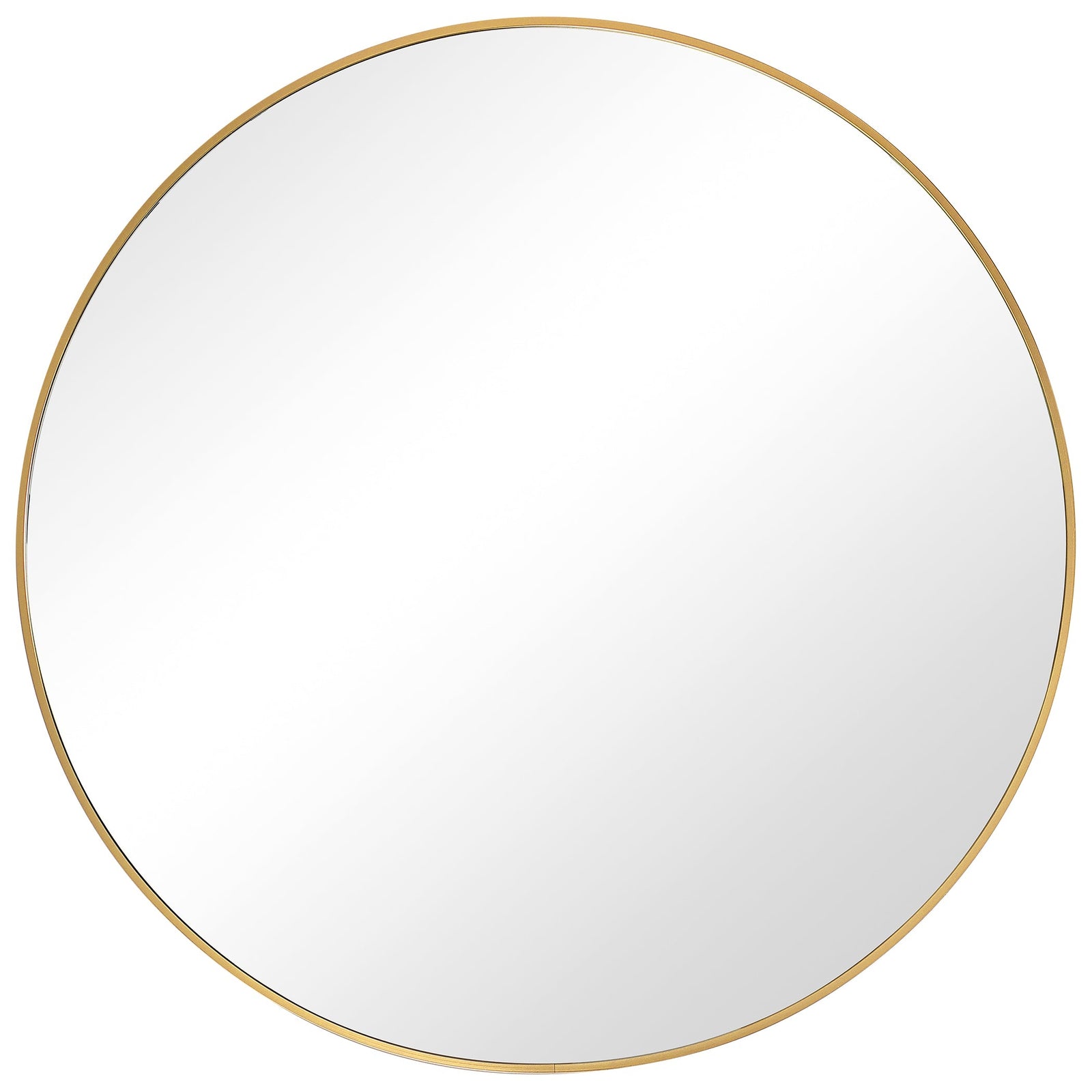 Modern Accents Clean Round Mirror