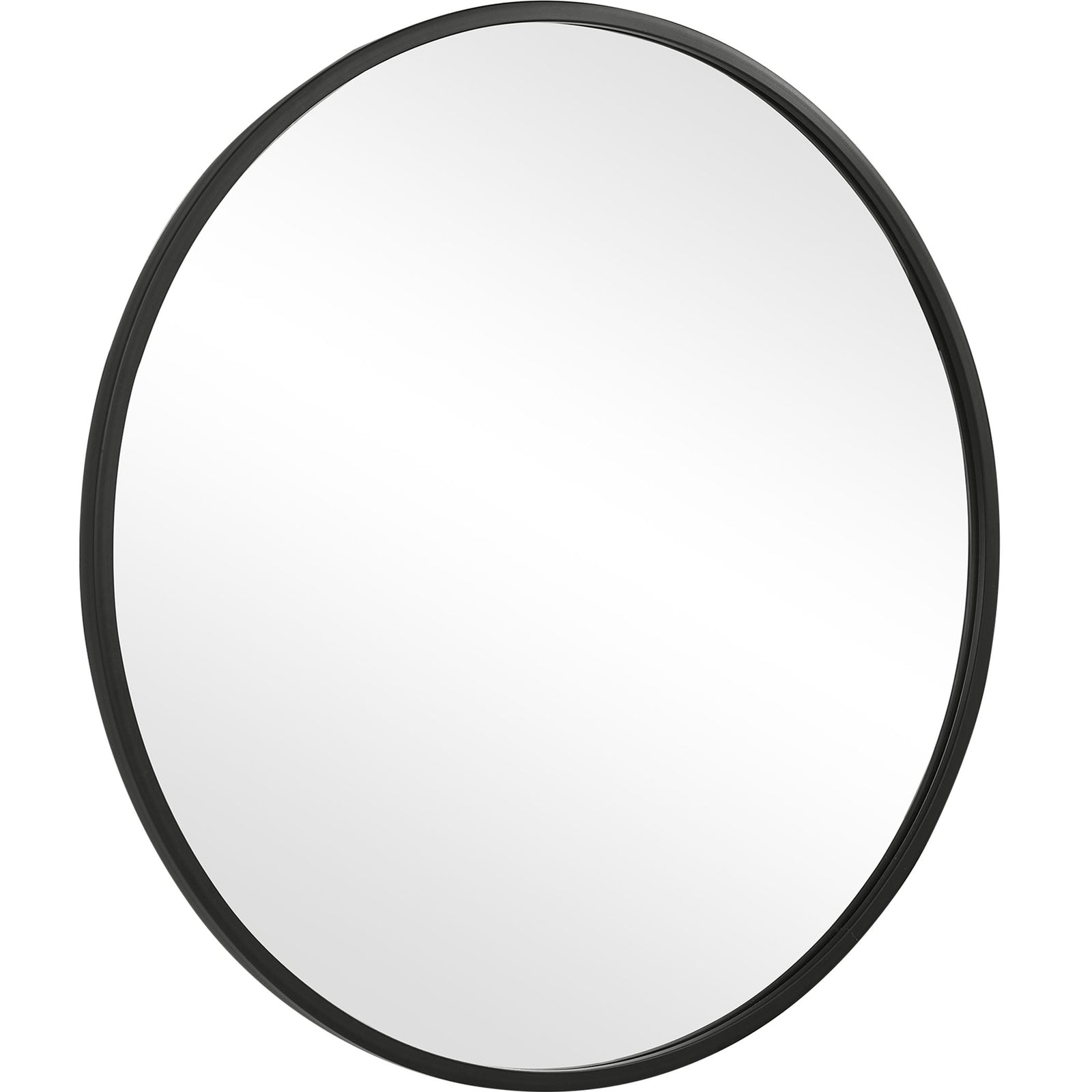 Modern Accents Round Modern Mirror