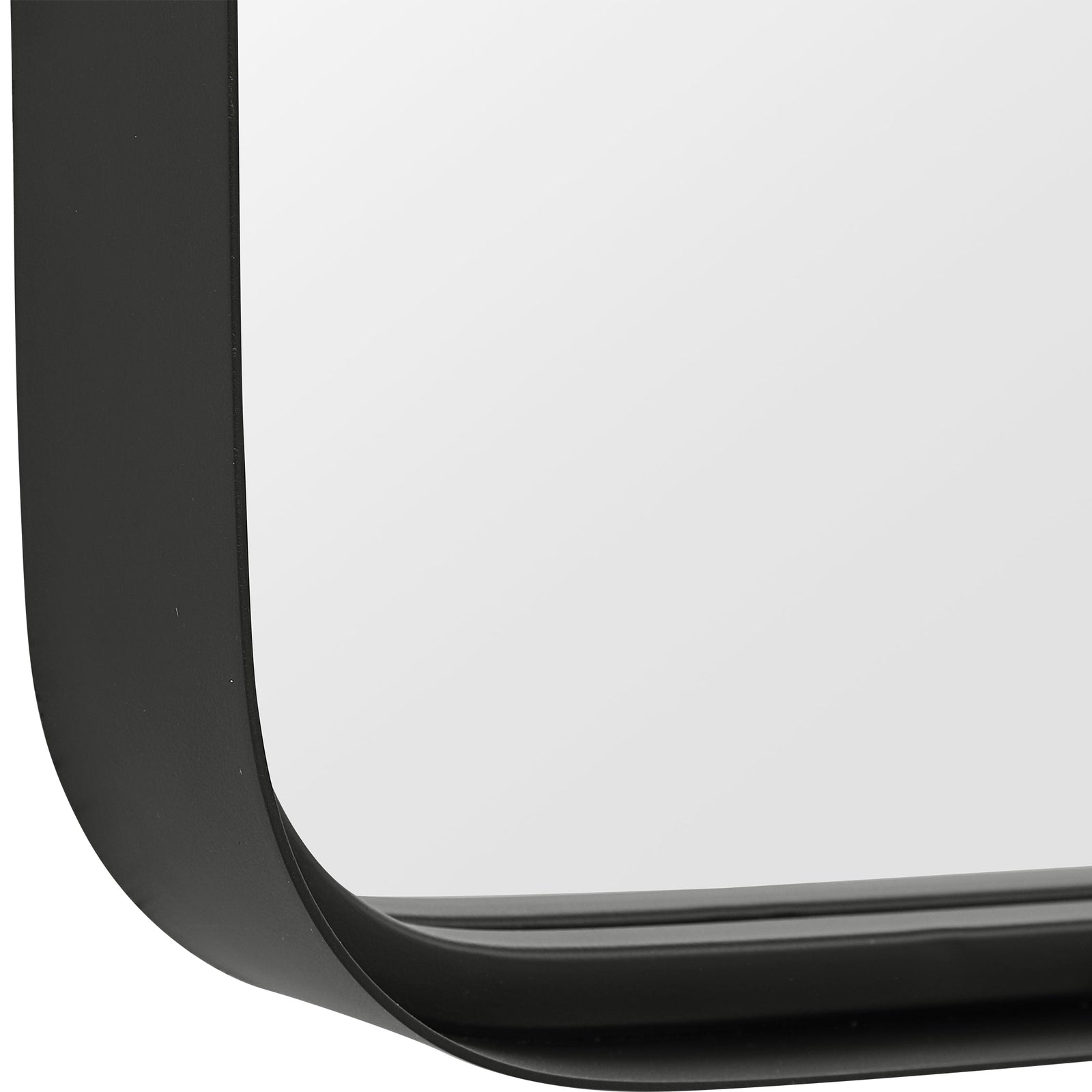 Modern Accents Shaped Rounded Corners Mirror