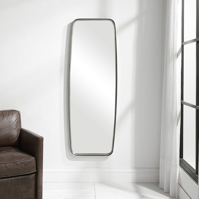 Modern Accents Shaped Rounded Corners Mirror