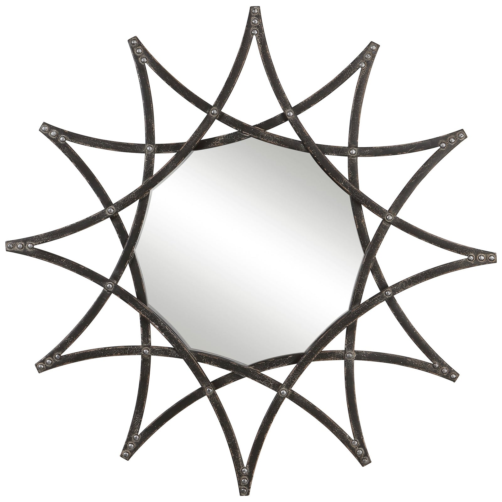 Uttermost Solaris Iron Star Mirror