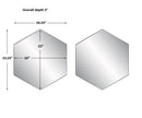 Uttermost Amaya Octagonal Mirrors - Set of 2