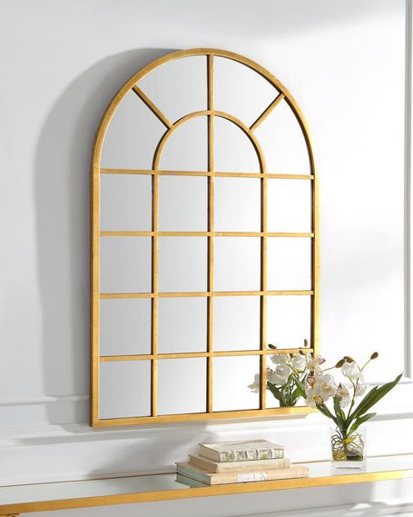 Modern Accents Arched Windowpane Mirror
