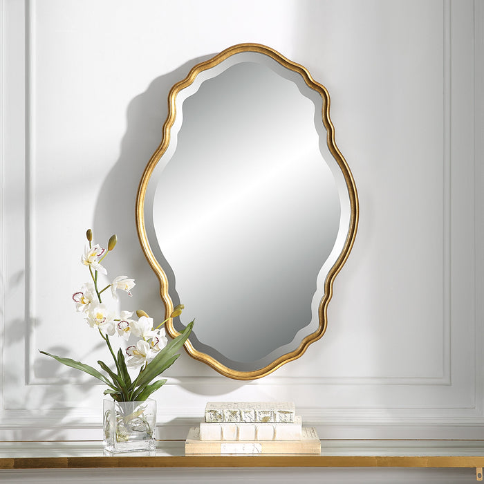 Modern Accents Curved Bevel Mirror