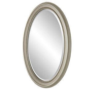 Modern Accents Beaded Oval Frame Mirror