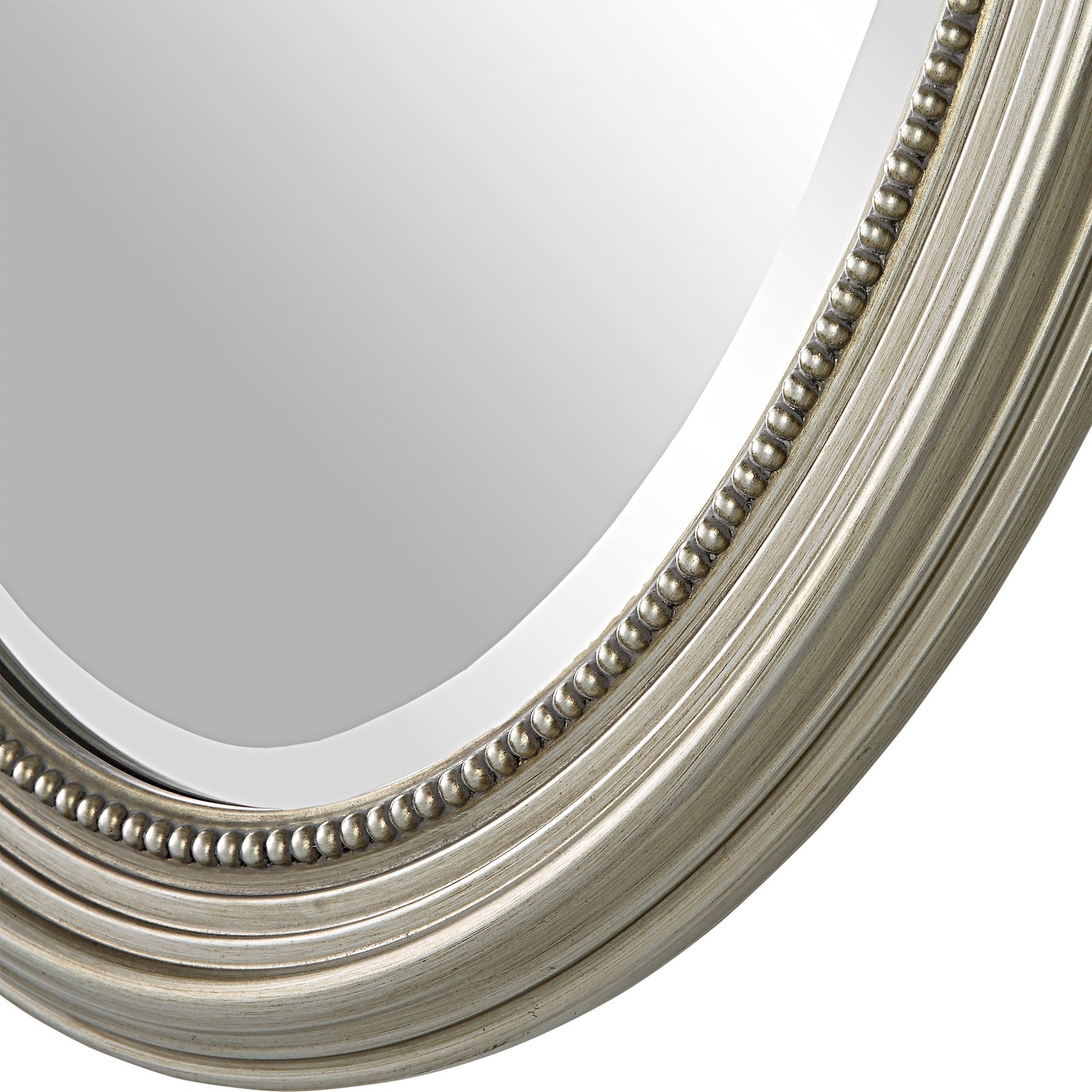 Modern Accents Beaded Oval Frame Mirror
