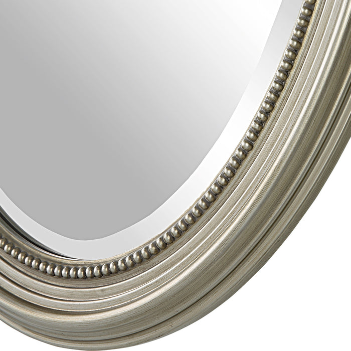 Modern Accents Beaded Oval Frame Mirror