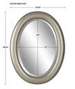 Modern Accents Simple Oval Mirror