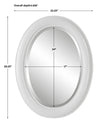 Modern Accents Simple Oval Mirror