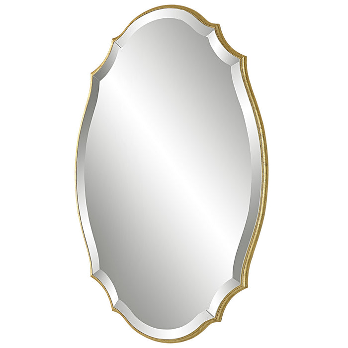 Modern Accents Shaped Beveled Mirror