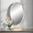 Modern Accents Shaped Beveled Mirror