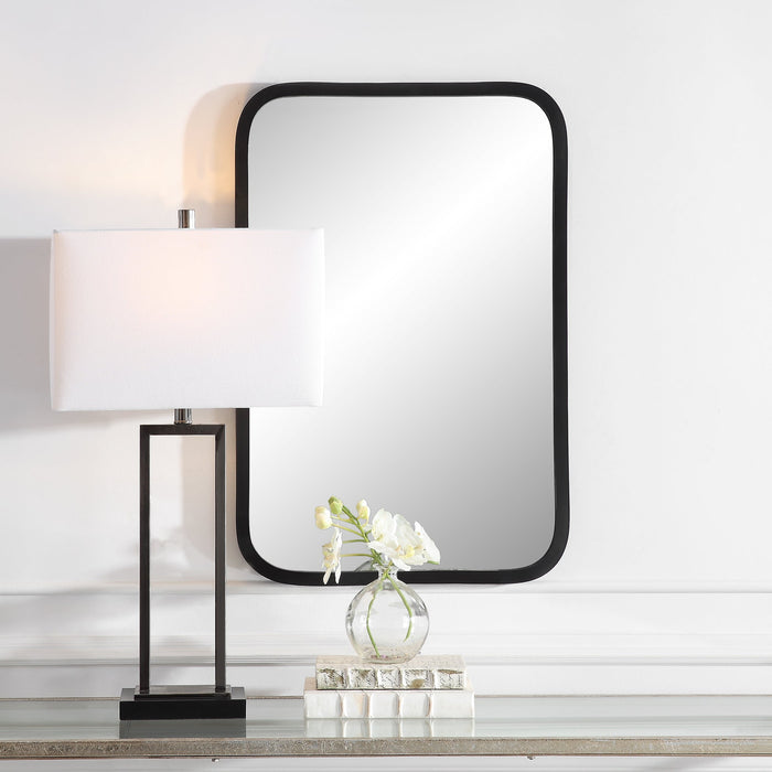 Modern Accents Rounded Corners Rectangular Mirror