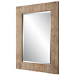 Modern Accents Wood Chevron Frame Mirror