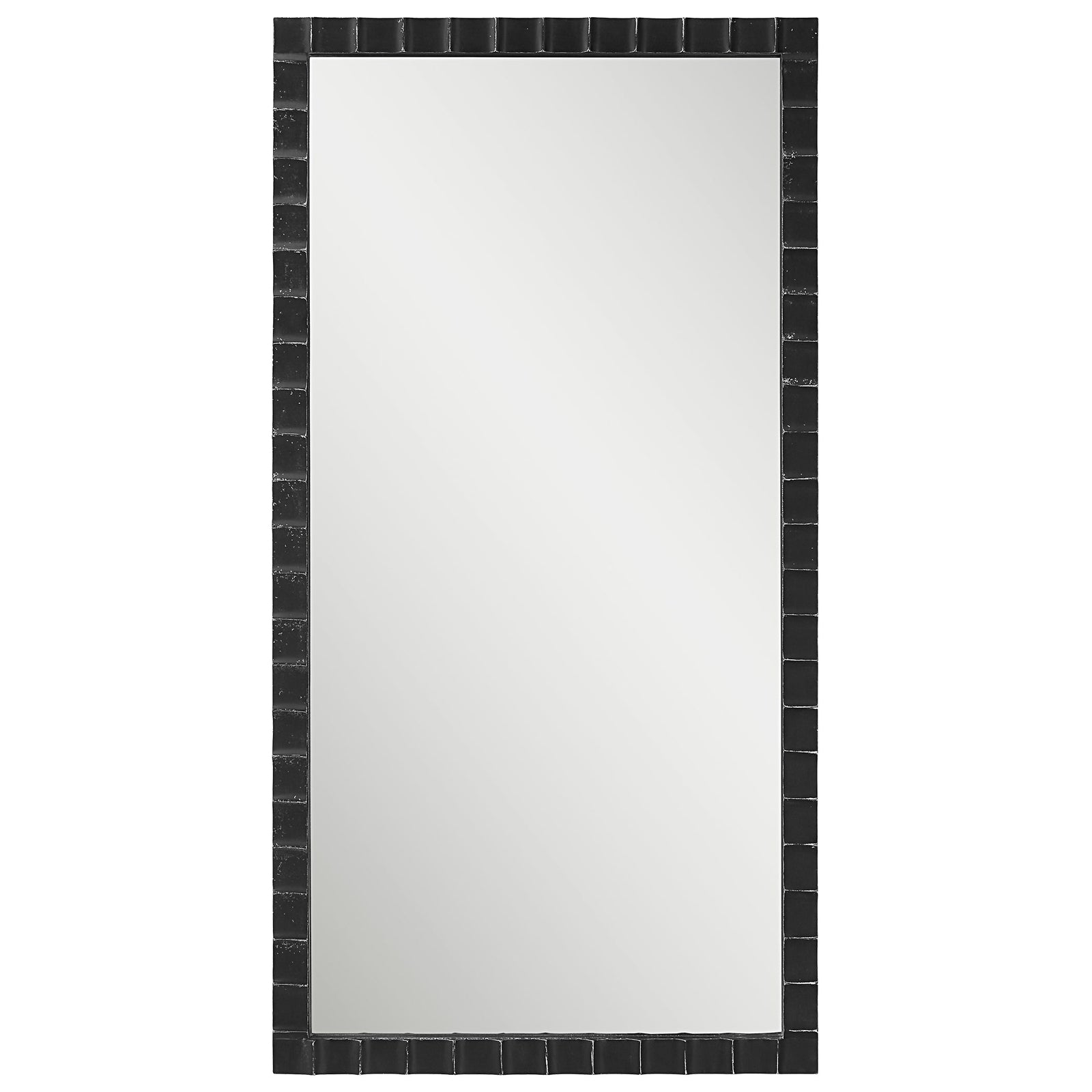 Uttermost Dandridge Black Industrial Mirror