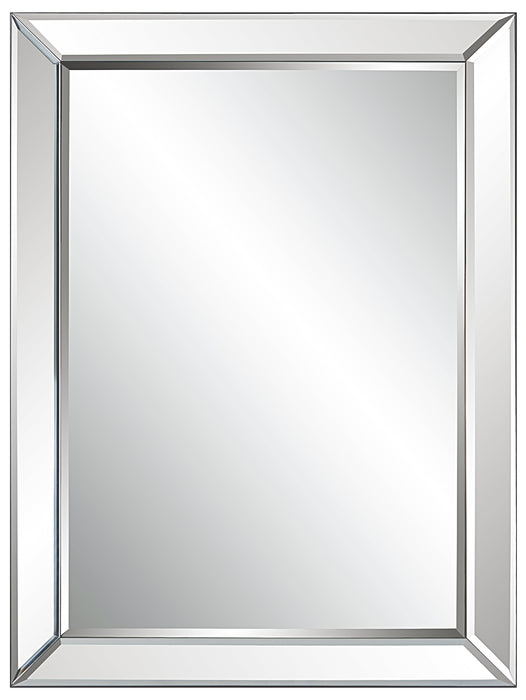 Modern Accents Elegant Frameless Beveled Mirror