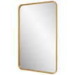 Modern Accents Metal Rounded Corners Mirror