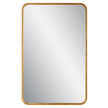 Modern Accents Metal Rounded Corners Mirror