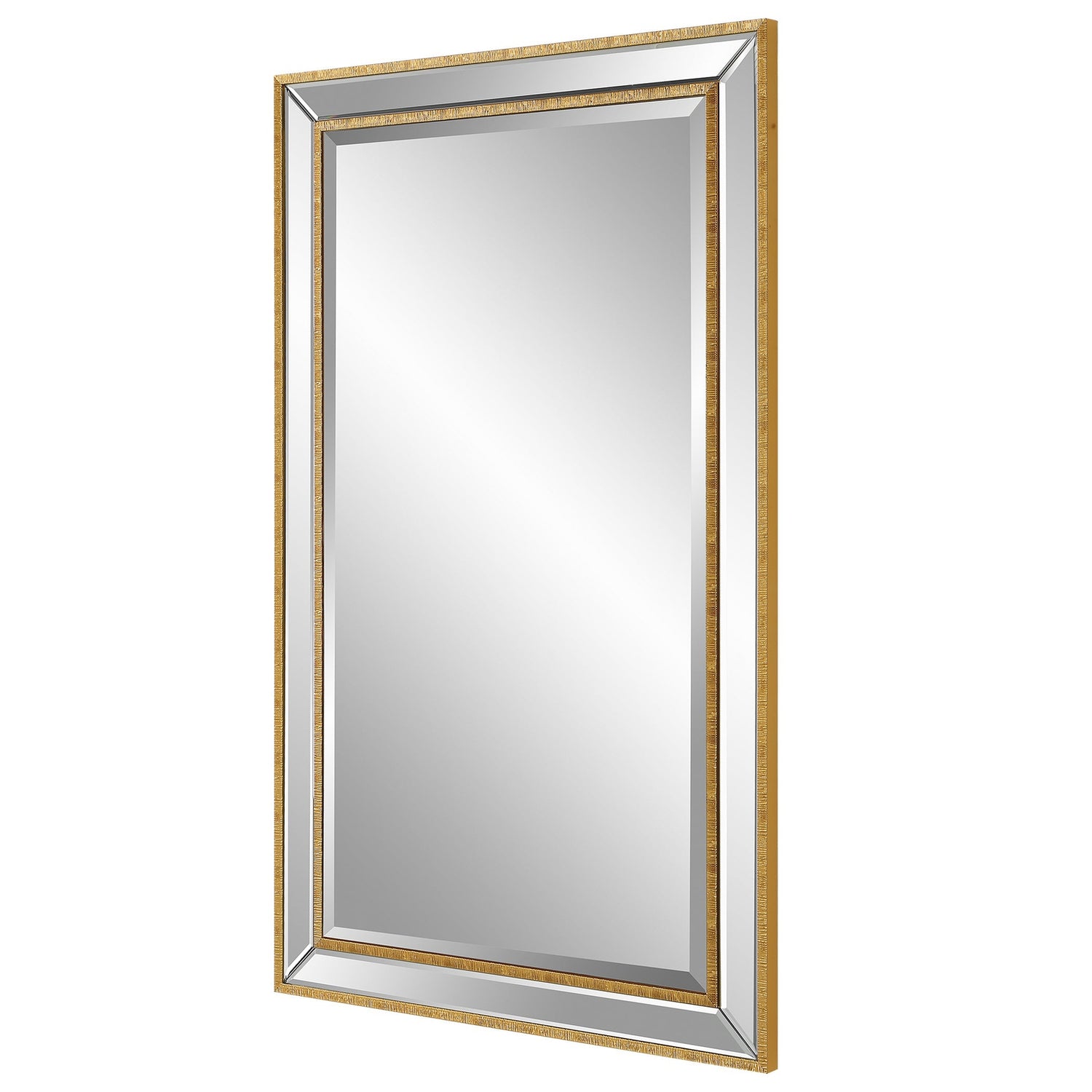 Modern Accents Rectangular Beveled Mirror