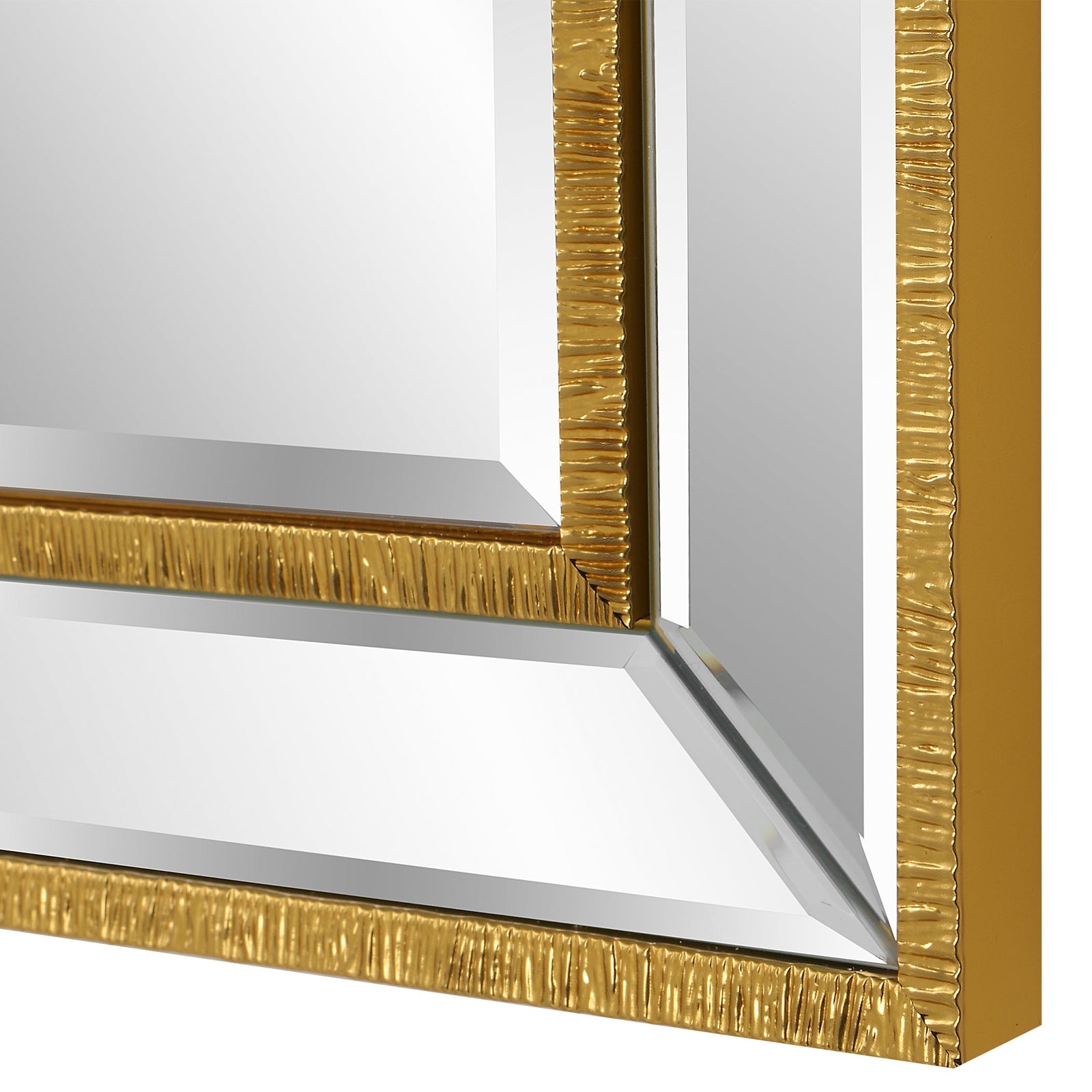 Modern Accents Rectangular Beveled Mirror