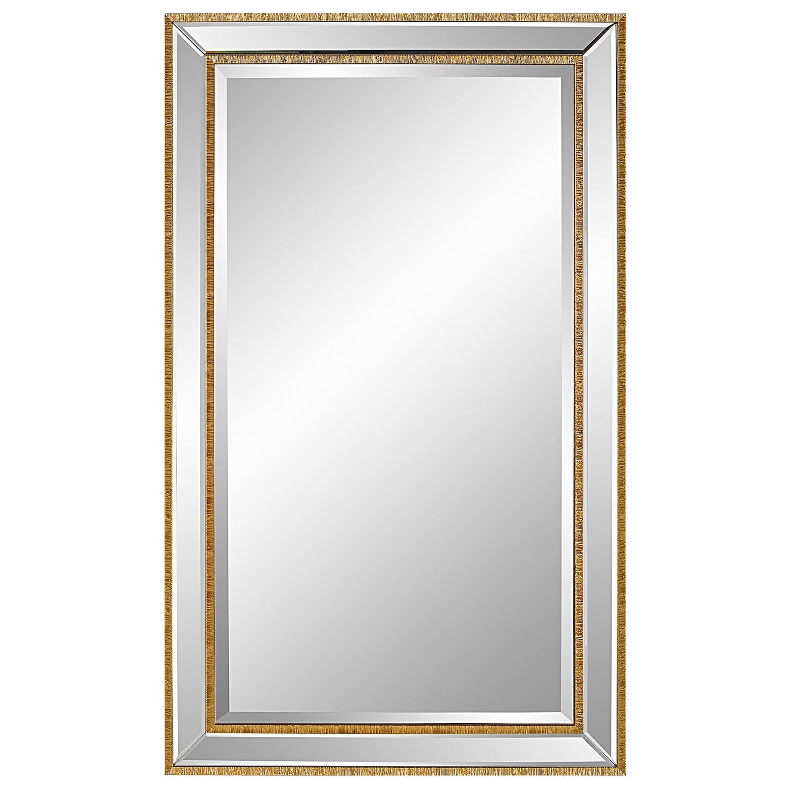 Modern Accents Rectangular Beveled Mirror