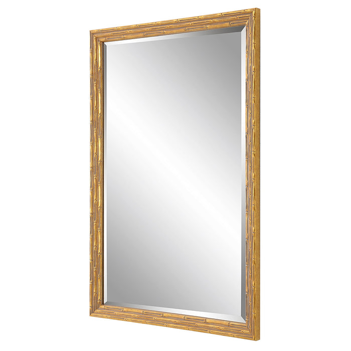 Modern Accents Distressed Bamboo Rectangular Mirror