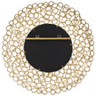 Uttermost Swirl Round Gold Mirror