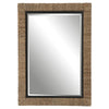 Uttermost Island Braided Straw Mirror