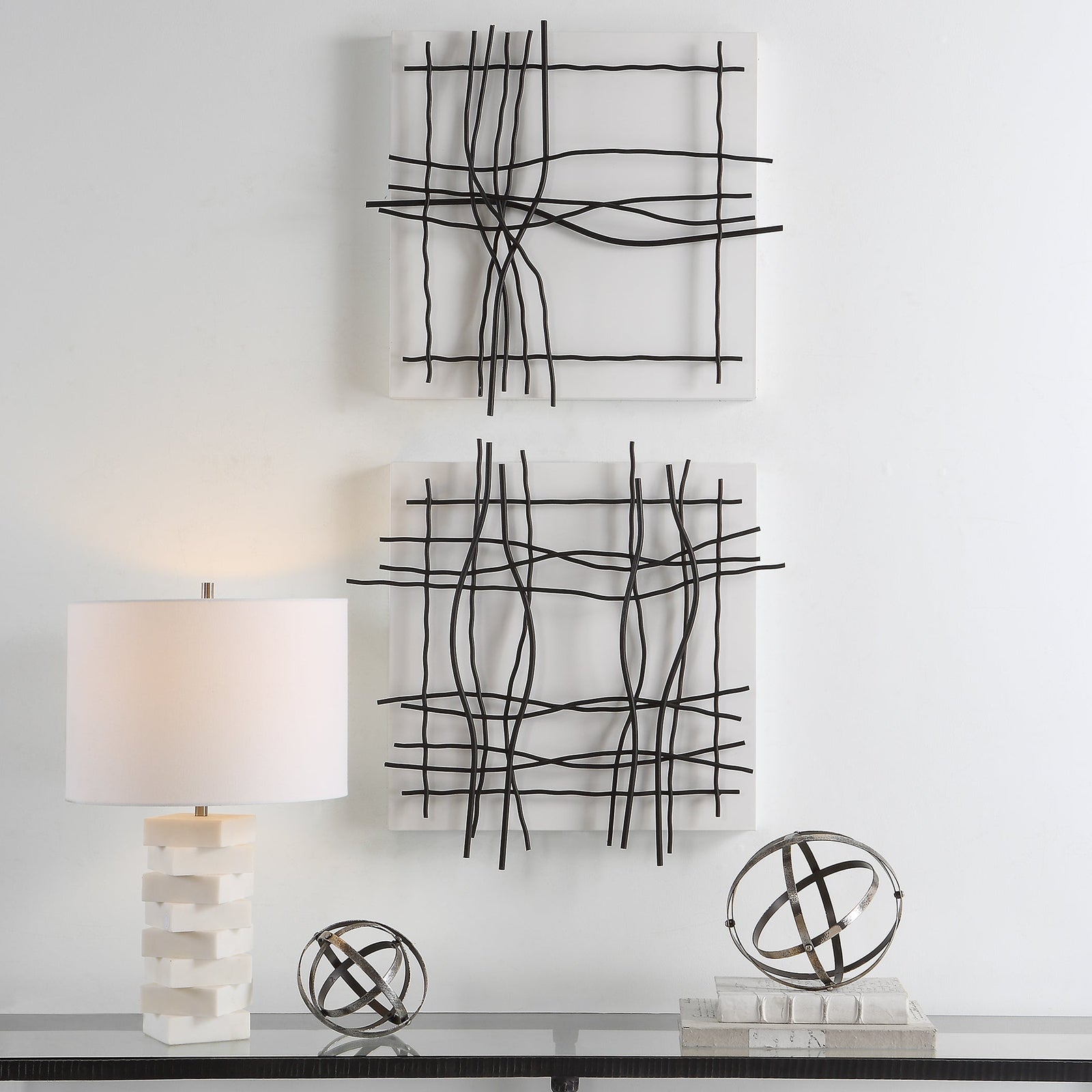 Uttermost Genesis Metal Wall Decor - Set of 2