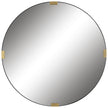 Uttermost Clip Modern Round Mirror