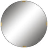 Uttermost Clip Modern Round Mirror