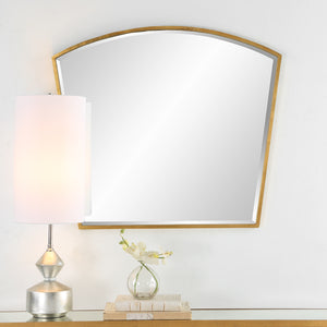 Uttermost Boundary Gold Arch Mirror