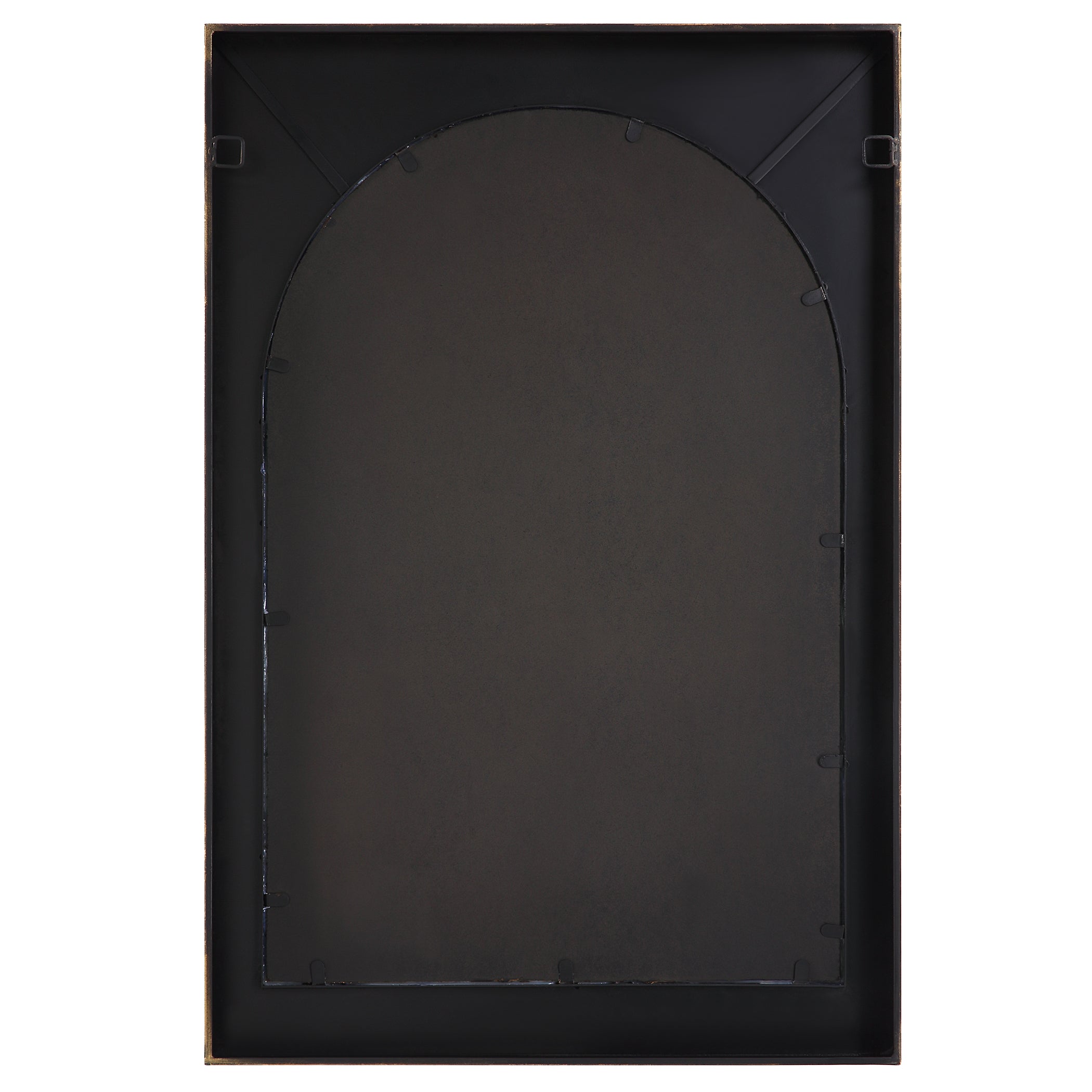 Uttermost Crisanta Gloss White Arch Mirror