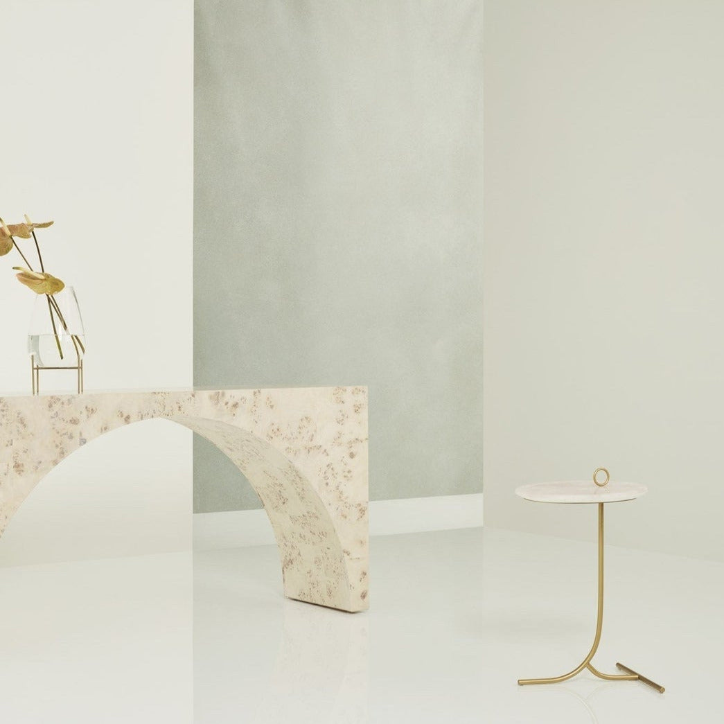 Universal Furniture Tranquility Rose Quartz Accent Table