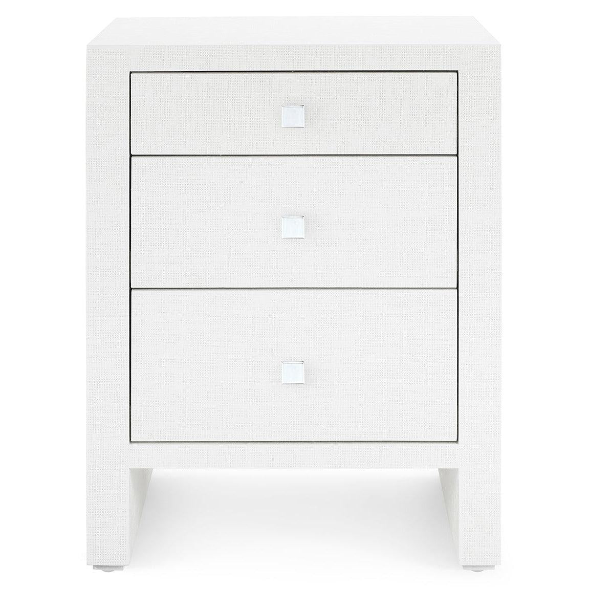 Villa & House Morgan Grasscloth 3-Drawer Side Table by Bungalow 5