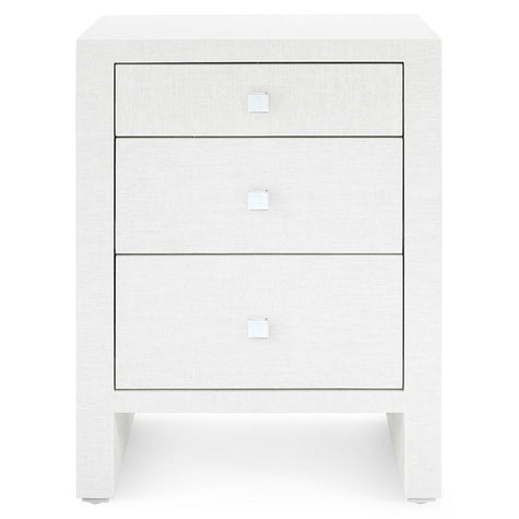 Villa & House Morgan Grasscloth 3-Drawer Side Table by Bungalow 5