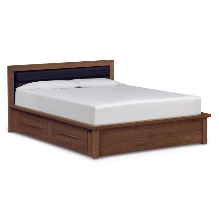 Copeland Moduluxe Storage Bed with Upholstery Headboard King - Sunbrella Upholstery