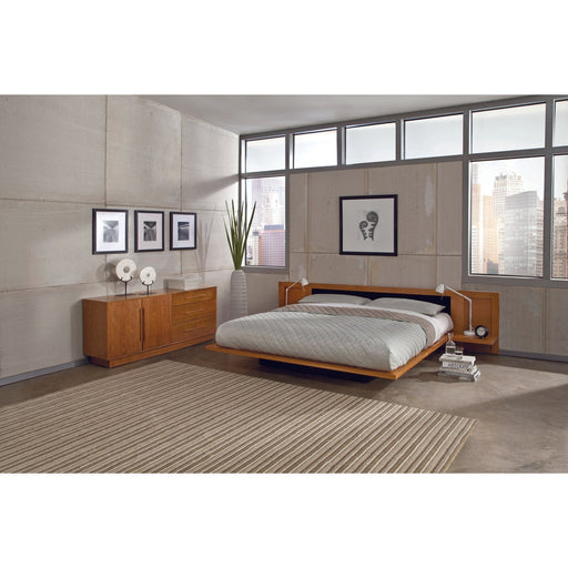 Copeland Moduluxe Storage Bed with Upholstery Headboard King - Sunbrella Upholstery