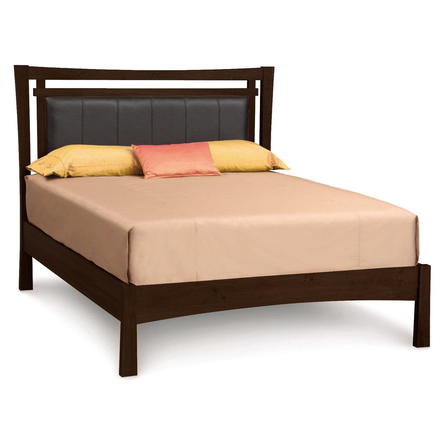 Copeland Monterey Bed with Upholstered Panel - Grade A/B/Ultra-Suede/Leather/COM