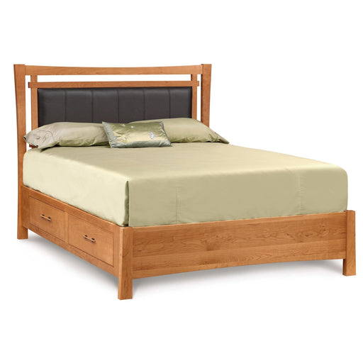 Copeland Monterey Storage Bed with Upholstered Panel - Sunbrella Upholstery