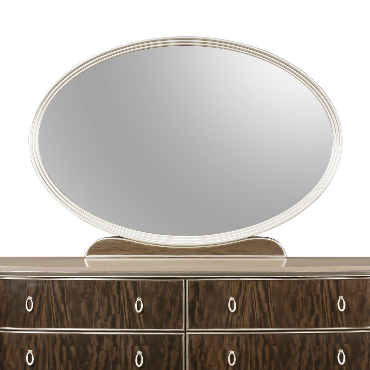 Michael Amini Villa Cherie Hazelnut Dresser Mirror