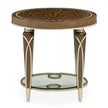 Michael Amini Villa Cherie Hazelnut End Table