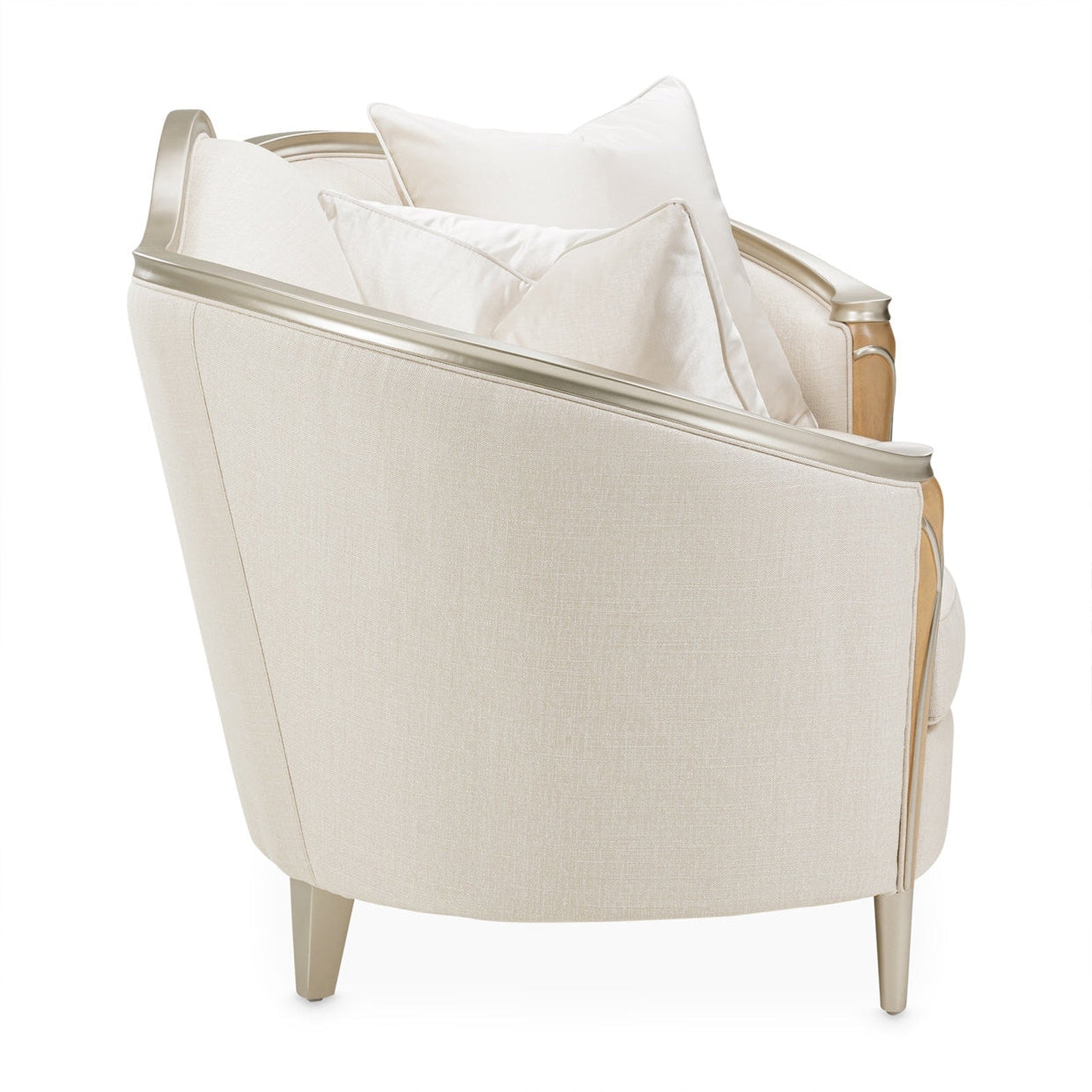 Michael Amini Villa Cherie Caramel Loveseat