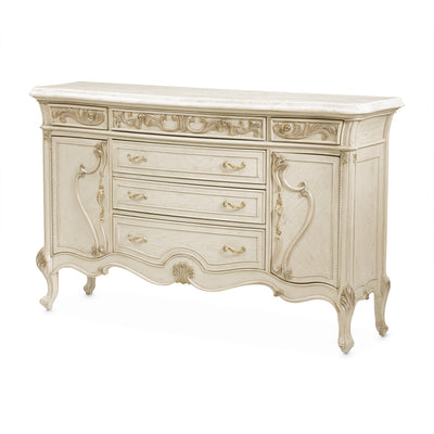 Michael Amini Platine De Royale Champagne Sideboard