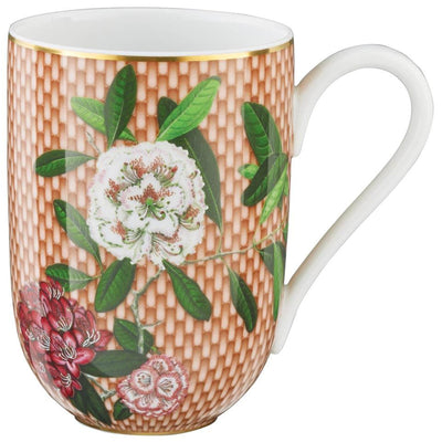 Raynaud Tresor Fleuri Beige Rhododendron Mug Rd. Gbx