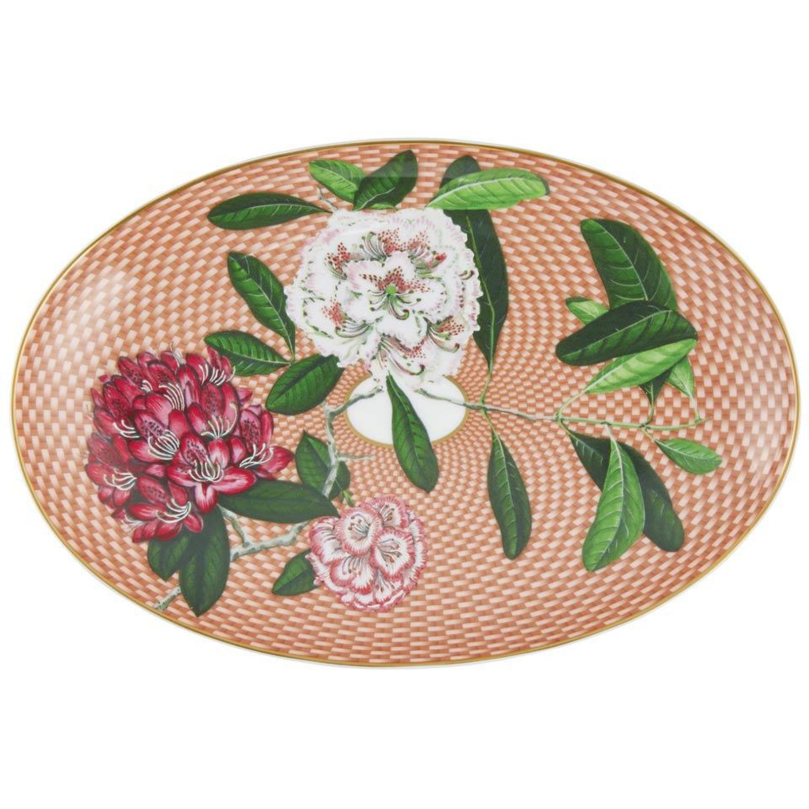 Raynaud Tresor Fleuri Beige Rhododendron Side Dish Gbx