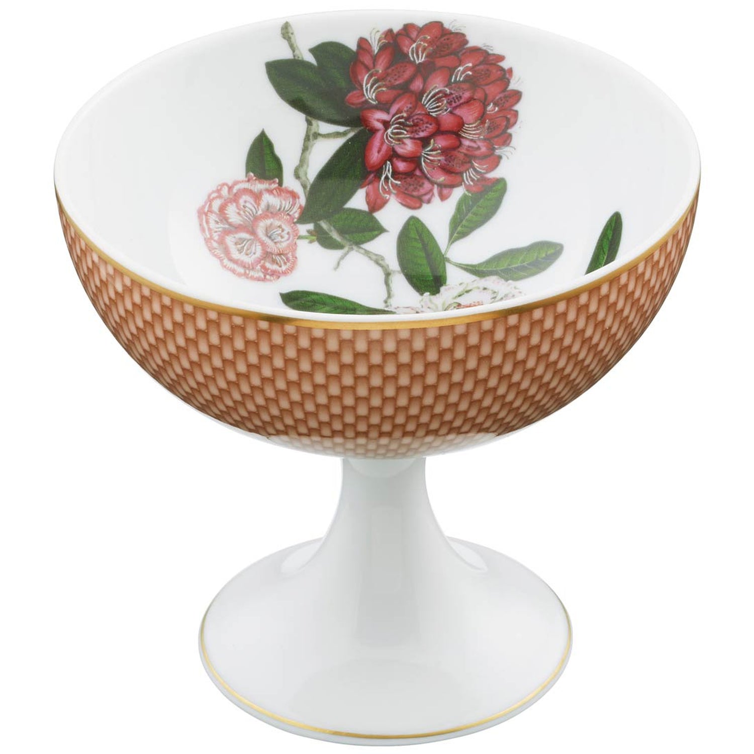Raynaud Tresor Fleuri Beige Rhododendron Sundae Cup Gbx